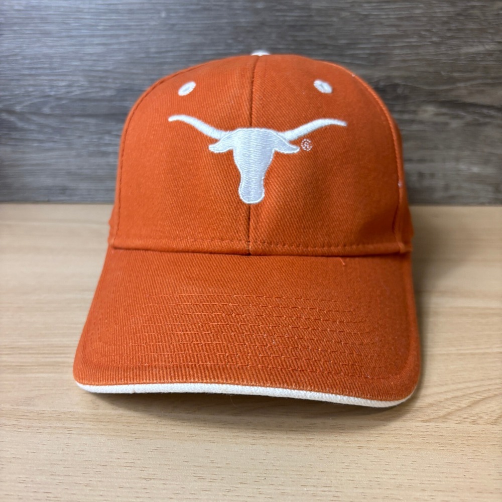 Texas Longhorns Hat Cap Strap‎ Back Orange Football College Adjustable